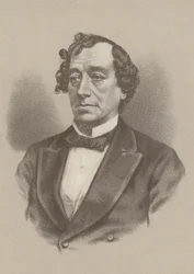 Benjamin Disraeli, 1. Earl of Beaconsfield, britischer Premierminister 1868 und 1874-1880